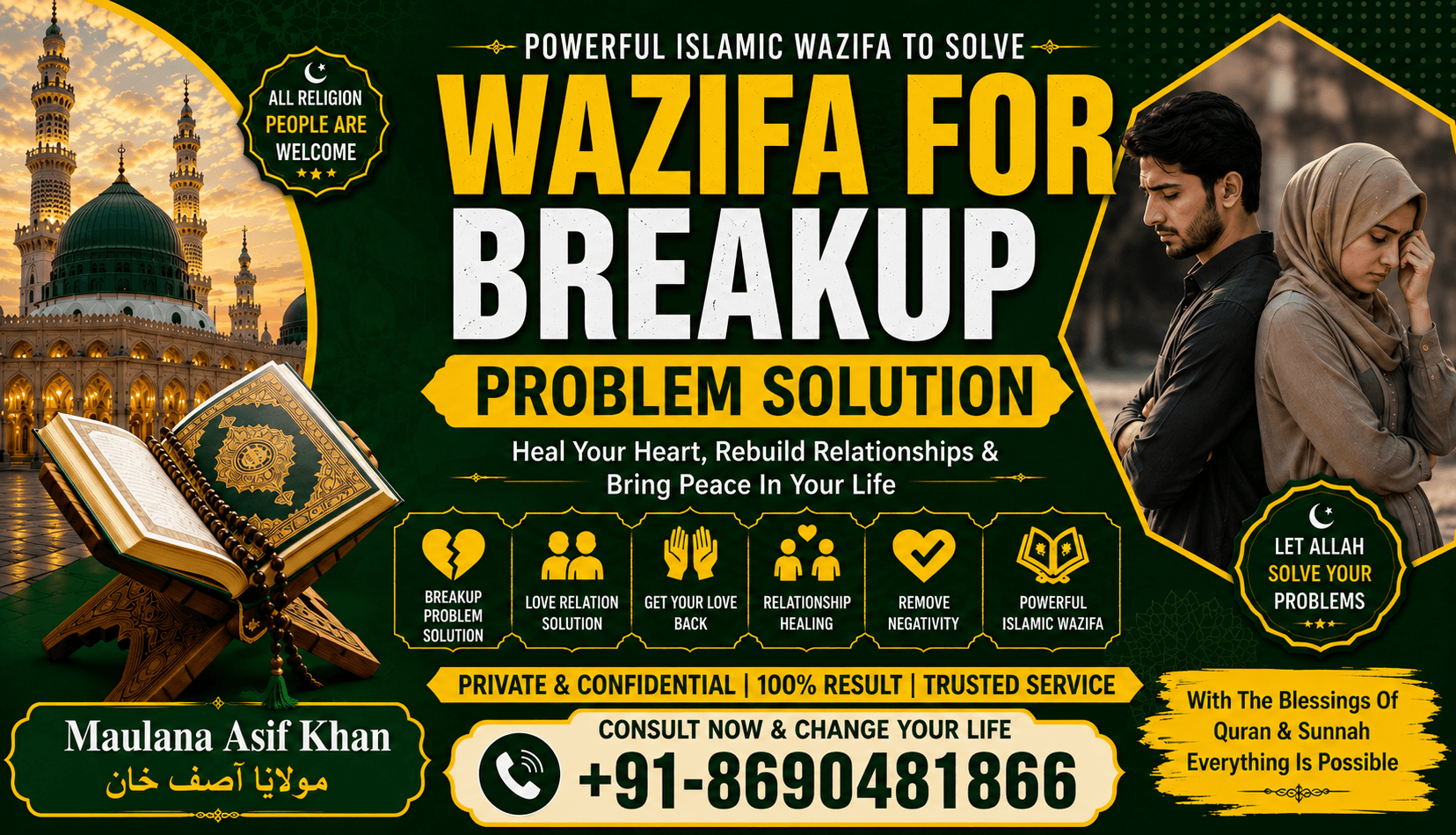 World Famous Maulana Asif Khan +91-8690481866