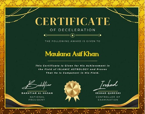 Maulana Asif Khan +91-9256617304
