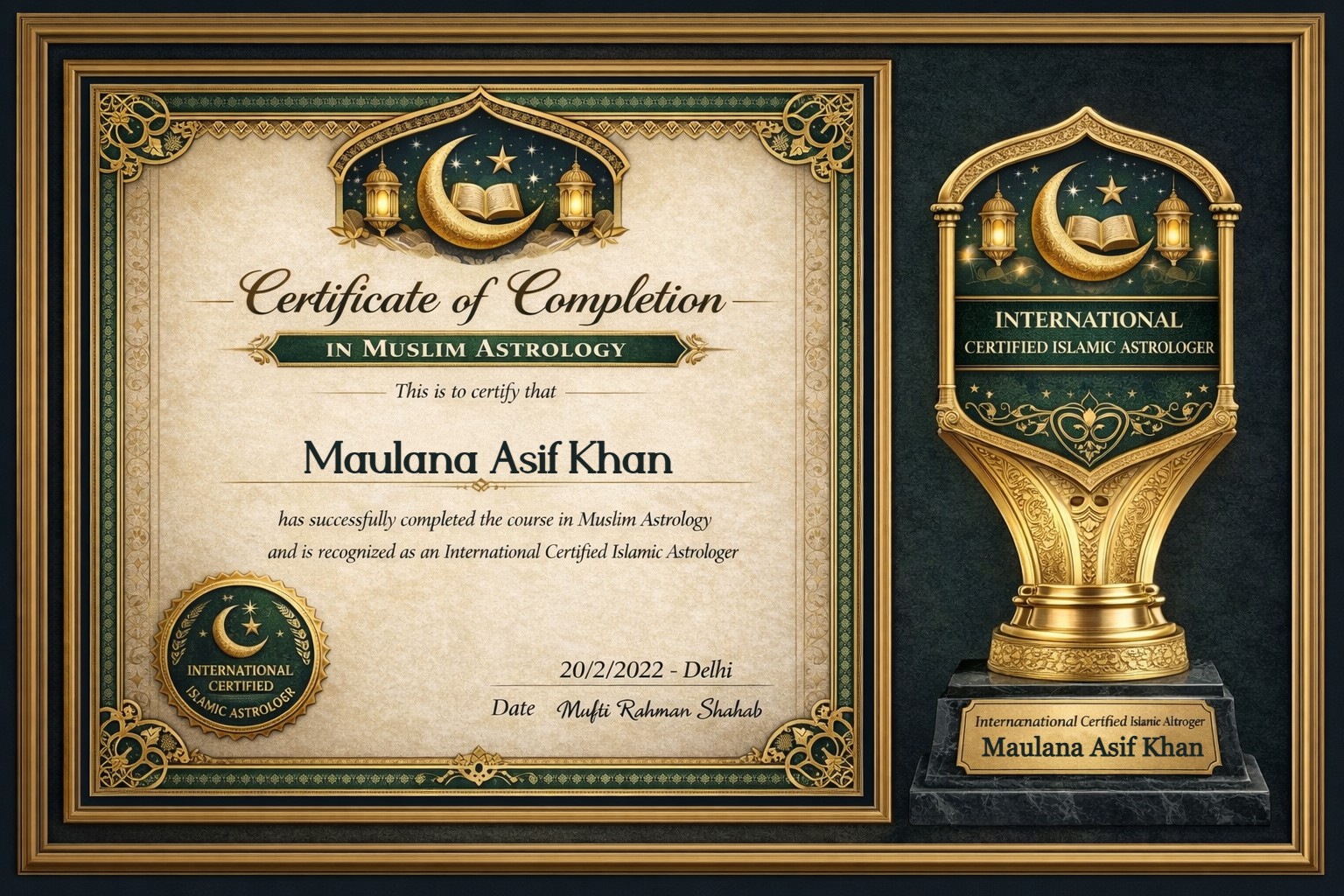 Maulana Asif Khan +91-9256617304